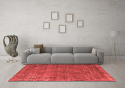 Industrial Red Washable Rugs
