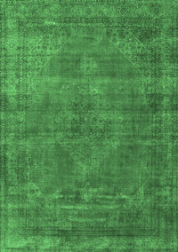 Oriental Emerald Green Industrial Rug, urb3145emgrn