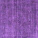 Square Oriental Purple Industrial Rug, urb3145pur