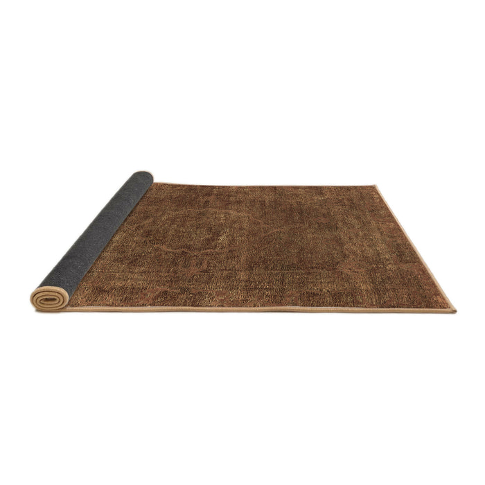 Sideview of Oriental Brown Industrial Rug, urb3146brn