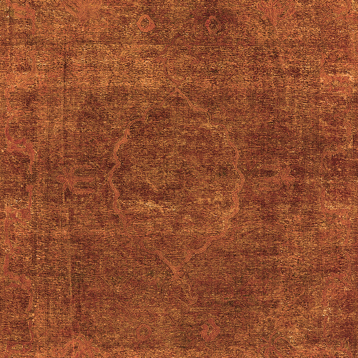 Oriental Orange Industrial Rug, urb3146org