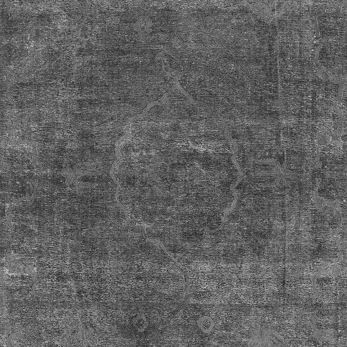 Machine Washable Oriental Gray Industrial Rug, wshurb3146gry