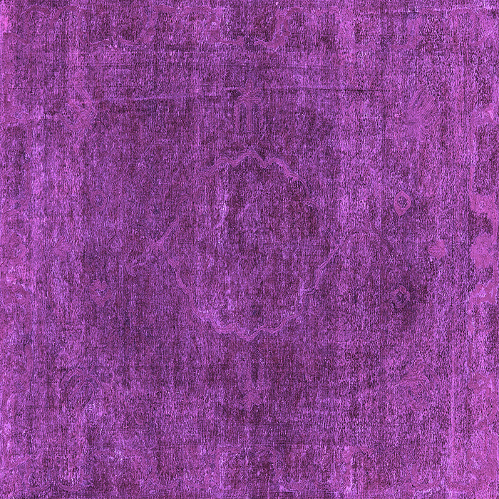 Square Oriental Purple Industrial Rug, urb3146pur