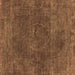 Square Oriental Brown Industrial Rug, urb3146brn