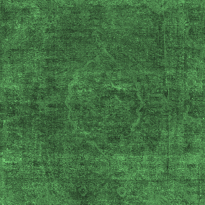 Oriental Emerald Green Industrial Rug, urb3146emgrn
