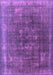 Machine Washable Oriental Pink Industrial Rug, wshurb3147pnk