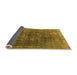 Sideview of Oriental Orange Industrial Rug, urb3147org