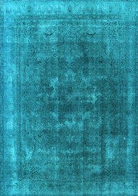 Oriental Light Blue Industrial Rug, urb3147lblu