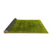 Sideview of Oriental Yellow Industrial Rug, urb3147yw