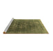 Sideview of Machine Washable Oriental Brown Industrial Rug, wshurb3147brn