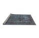 Sideview of Machine Washable Oriental Light Blue Industrial Rug, wshurb3148lblu