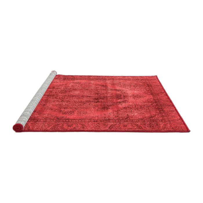 Industrial Red Washable Rugs