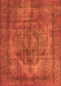 Oriental Orange Industrial Rug, urb3148org