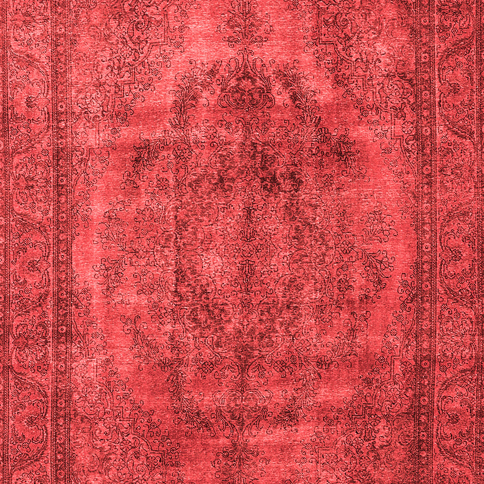 Machine Washable Oriental Red Industrial Rug, wshurb3148red