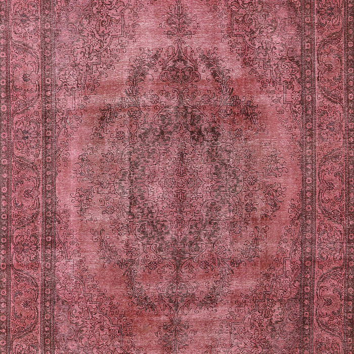 Mid-Century Modern Fire Brick Red Oriental Rug, urb3148
