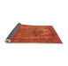 Sideview of Oriental Orange Industrial Rug, urb3148org