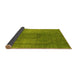 Sideview of Oriental Yellow Industrial Rug, urb3149yw