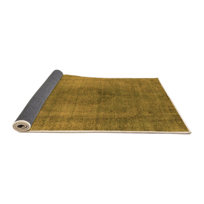 Sideview of Oriental Orange Industrial Rug, urb3149org