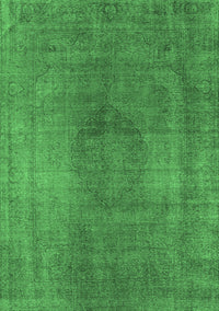 Oriental Emerald Green Industrial Rug, urb3149emgrn