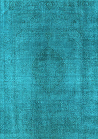 Oriental Light Blue Industrial Rug, urb3149lblu