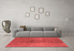 Industrial Red Washable Rugs