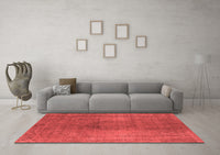 Machine Washable Oriental Red Industrial Rug, wshurb3149red