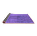 Sideview of Oriental Purple Industrial Rug, urb3149pur