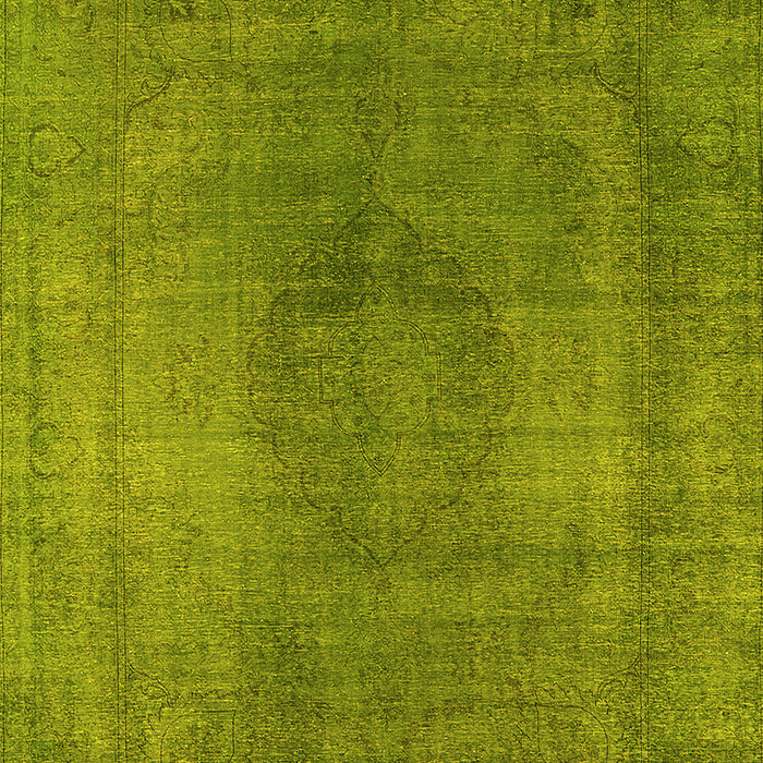 Oriental Yellow Industrial Rug, urb3149yw