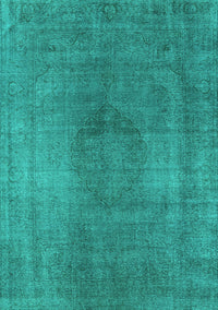 Oriental Turquoise Industrial Rug, urb3149turq