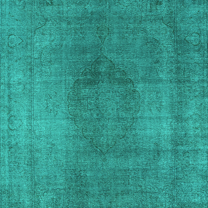 Oriental Turquoise Industrial Rug, urb3149turq