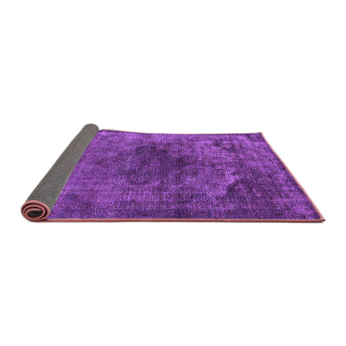 Sideview of Oriental Purple Industrial Rug, urb3150pur