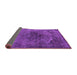 Sideview of Oriental Purple Industrial Rug, urb3150pur