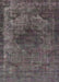 Mid-Century Modern Charcoal Gray Oriental Rug, urb3150