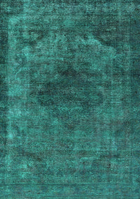 Oriental Turquoise Industrial Rug, urb3150turq