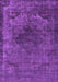 Machine Washable Oriental Purple Industrial Area Rugs, wshurb3150pur