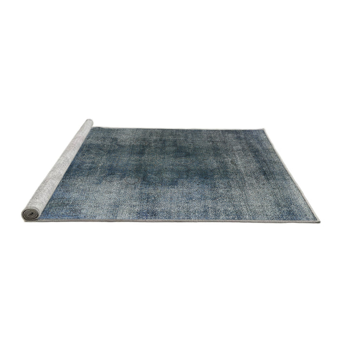Sideview of Machine Washable Industrial Modern Light Slate Gray Rug, wshurb3151
