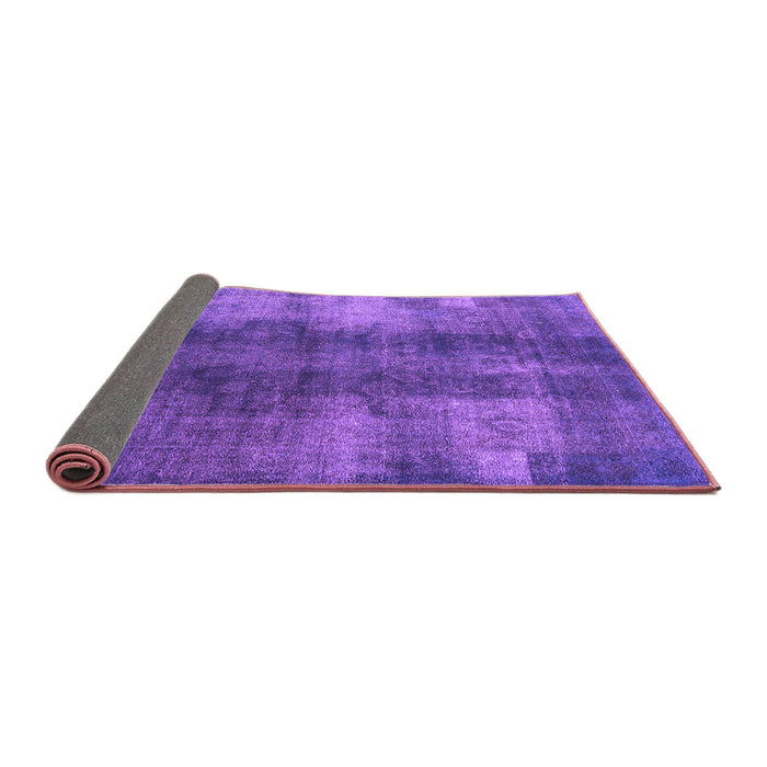 Sideview of Oriental Purple Industrial Rug, urb3151pur