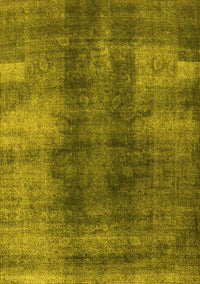 Oriental Yellow Industrial Rug, urb3151yw