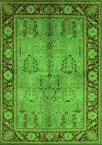 Oriental Green Industrial Rug, urb3153grn