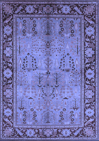 Oriental Blue Industrial Rug, urb3153blu