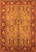 Machine Washable Oriental Orange Industrial Area Rugs, wshurb3153org