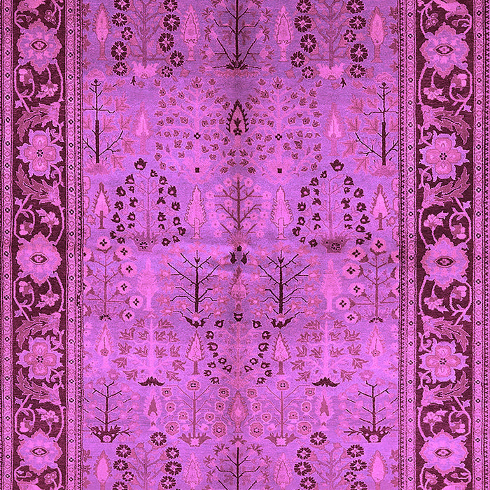 Machine Washable Oriental Purple Industrial Area Rugs, wshurb3153pur