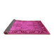 Sideview of Oriental Pink Industrial Rug, urb3153pnk