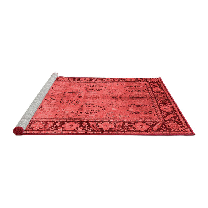 Industrial Red Washable Rugs