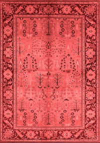 Oriental Red Industrial Rug, urb3153red