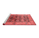 Industrial Red Washable Rugs