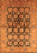 Oriental Orange Industrial Rug, urb3154org