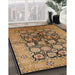 Machine Washable Industrial Modern Red Brown Rug in a Family Room, wshurb3154