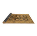 Sideview of Oriental Brown Industrial Rug, urb3154brn