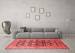 Industrial Red Washable Rugs